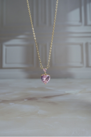 Collar Corazón Cristal